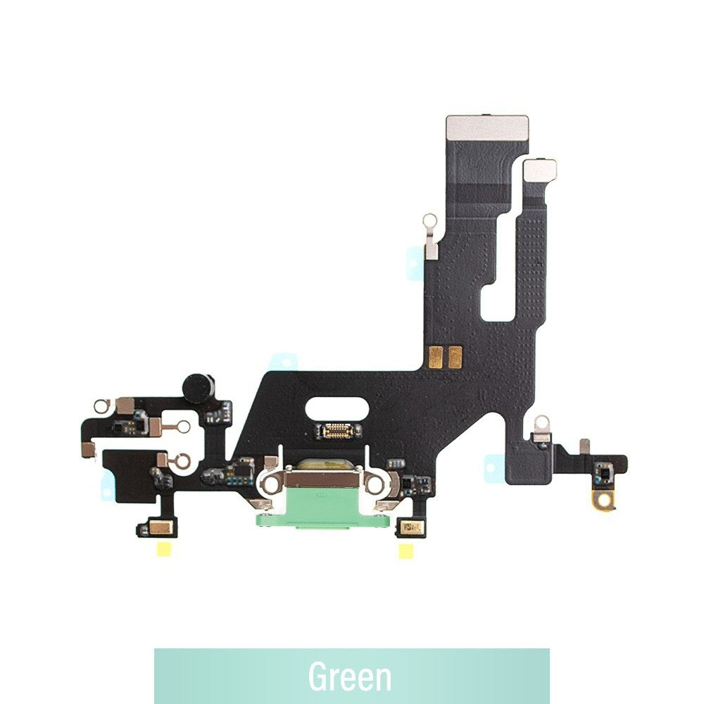 Charging Port for iPhone 11 (Purple)-Green Charging Port for iPhone 11 (Purple)-Green